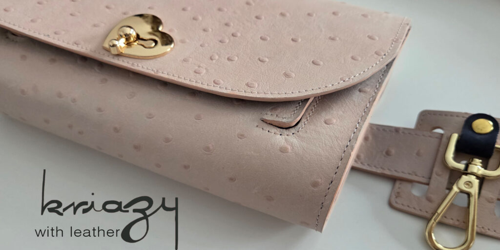 lederen crossbody handtas Rose